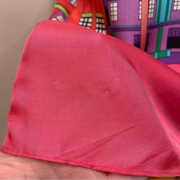 SILK Printed Charlotte Sparre mini dress with flutter sleeves size XS - Picture 6 of 7